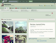 Tablet Screenshot of nekochan4.deviantart.com