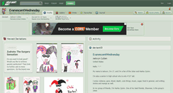 Desktop Screenshot of evanescentwednesday.deviantart.com
