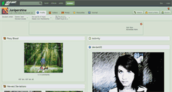 Desktop Screenshot of junipershine.deviantart.com