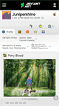 Mobile Screenshot of junipershine.deviantart.com