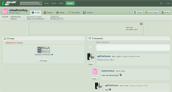 Desktop Screenshot of closetmonkey.deviantart.com