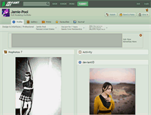 Tablet Screenshot of jamie-pool.deviantart.com