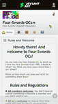 Mobile Screenshot of four-swords-ocs.deviantart.com