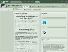 Tablet Screenshot of four-swords-ocs.deviantart.com