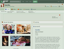 Tablet Screenshot of goeniko.deviantart.com