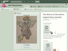 Tablet Screenshot of mlp-flankylicious.deviantart.com