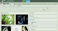 Desktop Screenshot of angel-in-side.deviantart.com