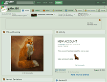 Tablet Screenshot of gothic180.deviantart.com