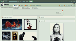 Desktop Screenshot of hacheke.deviantart.com