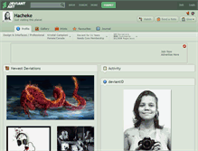 Tablet Screenshot of hacheke.deviantart.com