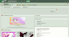 Desktop Screenshot of lillyflame.deviantart.com