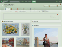 Tablet Screenshot of lenaakhumova.deviantart.com