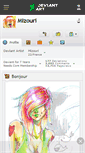 Mobile Screenshot of mizouri.deviantart.com