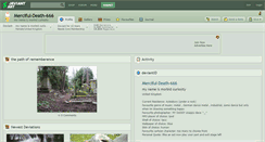 Desktop Screenshot of merciful-death-666.deviantart.com