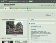 Tablet Screenshot of merciful-death-666.deviantart.com