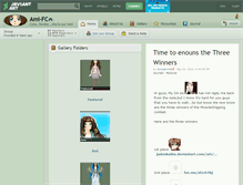 Tablet Screenshot of ami-fc.deviantart.com