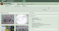 Desktop Screenshot of absolute-abstract.deviantart.com