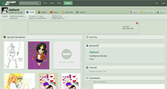 Desktop Screenshot of malhent.deviantart.com