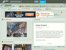 Tablet Screenshot of animechi.deviantart.com