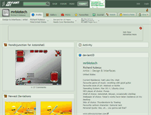 Tablet Screenshot of mrbiotech.deviantart.com