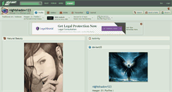 Desktop Screenshot of nightshadow123.deviantart.com