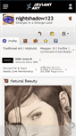 Mobile Screenshot of nightshadow123.deviantart.com