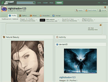 Tablet Screenshot of nightshadow123.deviantart.com