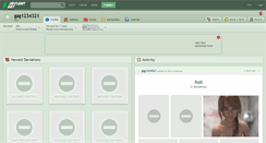 Desktop Screenshot of gag1234321.deviantart.com