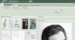 Desktop Screenshot of juliandemaza.deviantart.com