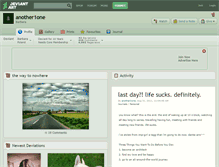 Tablet Screenshot of another1one.deviantart.com