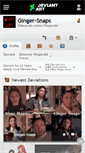 Mobile Screenshot of ginger-snaps.deviantart.com