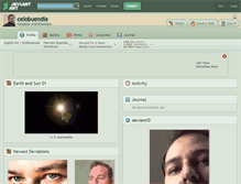 Tablet Screenshot of celobuendia.deviantart.com