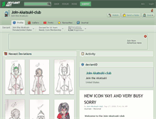 Tablet Screenshot of join-akatsuki-club.deviantart.com