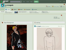 Tablet Screenshot of la-renegada.deviantart.com