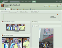 Tablet Screenshot of hummingbirdheartbeat.deviantart.com