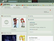 Tablet Screenshot of edd-icarus.deviantart.com