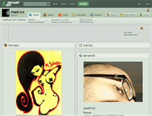 Tablet Screenshot of mask1xr.deviantart.com