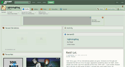 Desktop Screenshot of lightningking.deviantart.com