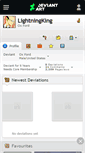 Mobile Screenshot of lightningking.deviantart.com