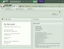 Tablet Screenshot of millia-rage.deviantart.com