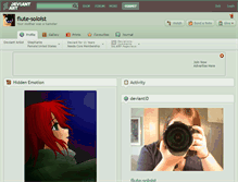 Tablet Screenshot of flute-soloist.deviantart.com