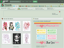 Tablet Screenshot of primarella.deviantart.com