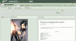 Desktop Screenshot of mark-kawaguchi.deviantart.com