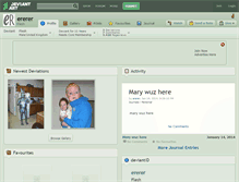 Tablet Screenshot of ererer.deviantart.com