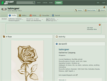 Tablet Screenshot of katmcgeer.deviantart.com