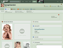 Tablet Screenshot of byangelzaandam.deviantart.com