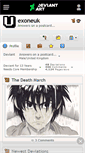 Mobile Screenshot of exoneuk.deviantart.com