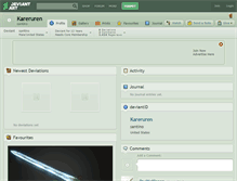 Tablet Screenshot of kareruren.deviantart.com