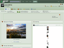 Tablet Screenshot of ericr33914.deviantart.com