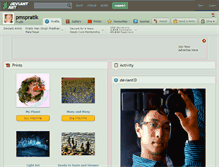 Tablet Screenshot of pmspratik.deviantart.com